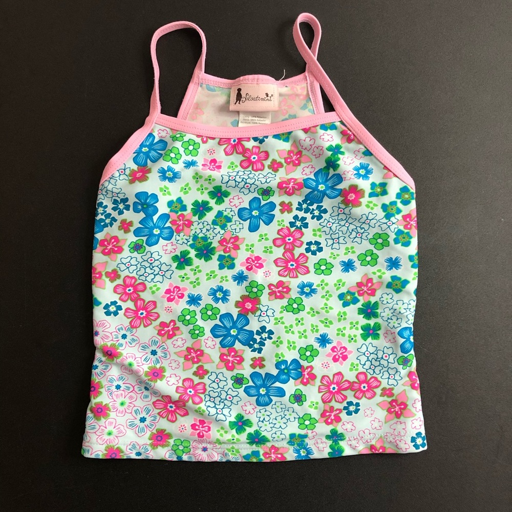 Floatimini Floral Tankini top Size 5